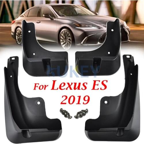 Set Molded Mudguards For Lexus ES ES300h ES350 F-Sport 2019 Mud Flaps Splash Guards Mudflaps Fender Front Rear