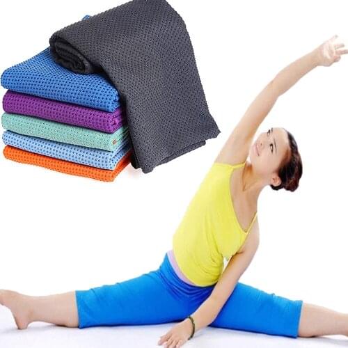 183*61cm Yoga Mats Non-slip Yoga Blankets Towel Pilates Mat Indoor Home Fitness Exercise Yoga Supplies Microfiber Washable Women
