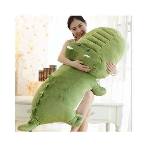 Creative toy large 140 cm cartoon crocodile plush toy crocodile doll soft hug pillow, birthday gift x178