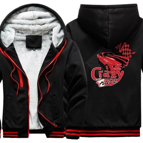 Crazy Car Printing Keep Warm Camouflage Mens Raglan Thicken Jackets Dark Blue Winter Male Clothing Leisure Casual Tops Clothing