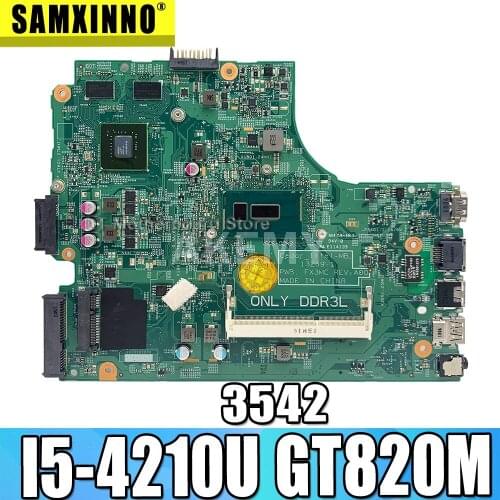AKemy 13269-1 For DELL inspiron 3542 DELL 3542 3442 5749 motherboard 13269-1 PWB FX3MC REV A00 motherboard I5-4210U GT820M PM