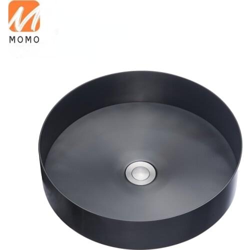 Wholesale New Popular Hotselling Stainless Steel Black Handmade Nano Basin Sink