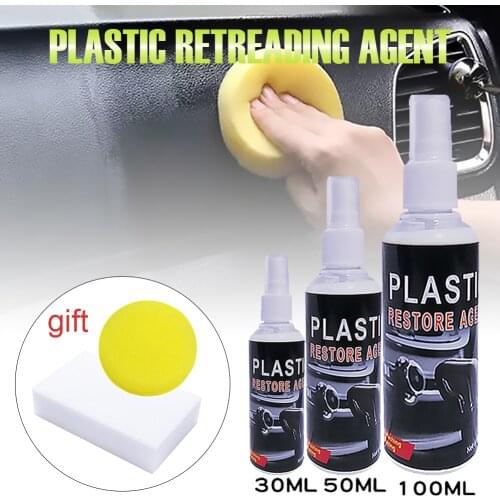Plasltic Restoer Automotive Interior Plastic, Rubber, Leather Retreading Agent with Sponge
