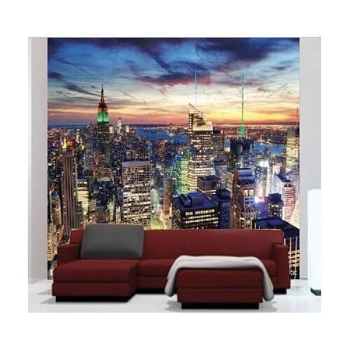 Nature 8d Papel Murals Los Angeles City 3d Wallpaper murals 3d photo mural for walls Background 3d wall murals Wall paper