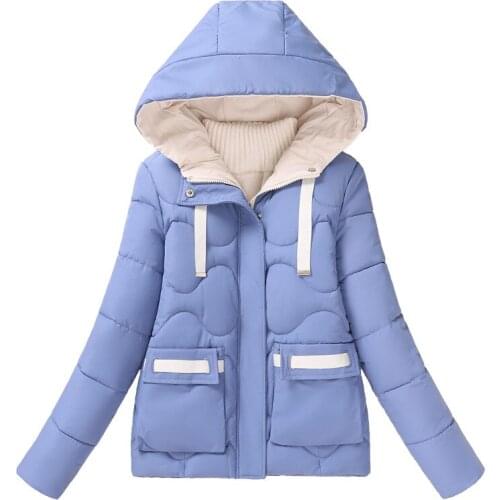 2020 Winter Middle School Student Down Cotton Jacket Female Coat All-match Girly Outfit Women Parkas Womens Coats A327