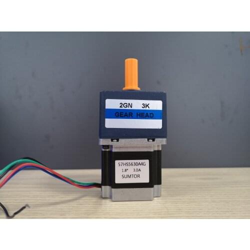 Ratio 3:1 or 5:1 or 10:1 NEMA 23 Geared Stepper Motor 57mm Gearbox Stepper Motor Length 56mm 1.1N.m 3A