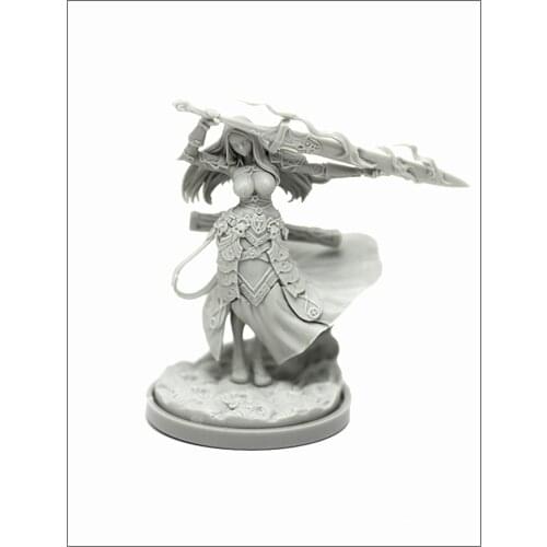 Special offer die-casting resin model KD 60 Knight resin white model free shipping