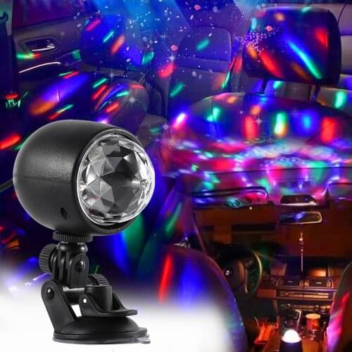 Led RGB Disco Ball Party Lights USB DJ Projector Bola Discoteca Strobe Lamp Birthday Holiday Car Club Navidad Decoration Lampka