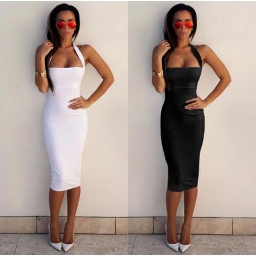 Women Casual Summer Short Mini Dress Party Bodycon Sleeveless