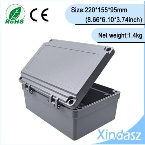 220*155*95mm(8.66*6.10*3.74inch)High quality guarantee Sealed Water-proof Diecast Aluminium Enclosures