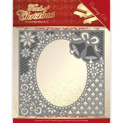 AliliArts Metal Cutting Dies Christmas Bells Frame diy Scrapbooking Photo Album Decorative Embossing PaperCard Crafts Die 2020