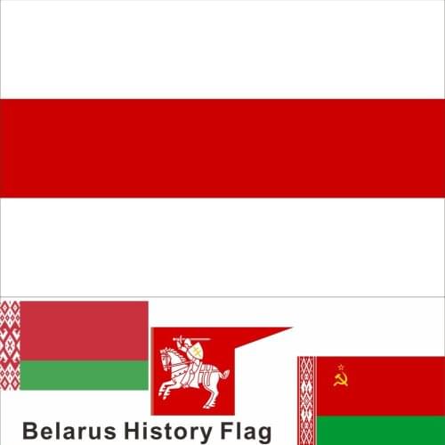 Belarus 1918 History Flag 90X150CM 3X5FT Grunwald Pogoń Czerwona 60x90cm 21x14cm Banner