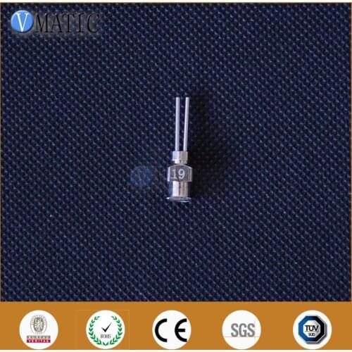 Free Shipping 6Pcs 15G-30G Stainless Steel Double Tube Dual Needles Tips 1/2 Inch
