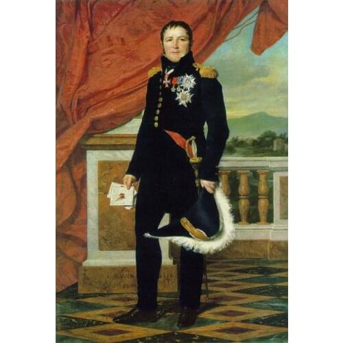 Oil Painting Reproduction on Linen Canvas,etienne-maurice-gerard by Jacques-Louis David,Museum quality,Free SHip