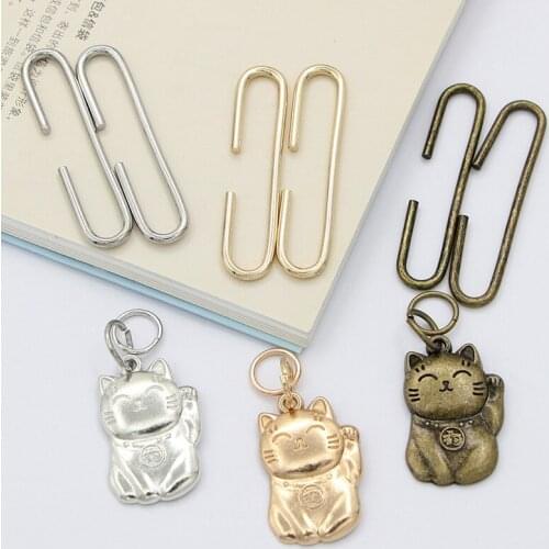 KISSDIY 10Set DIY Cute Cat Hanging Design C Shape Metal Coin Bag Making PueseFrame KIss Clasp Bag Hardware Accessories