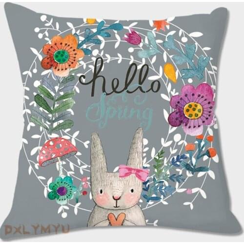 Carton Animals Pillowcase Soft Sofa Cushion Tiger Decorative Plush Pillows Living Room Home Decoration