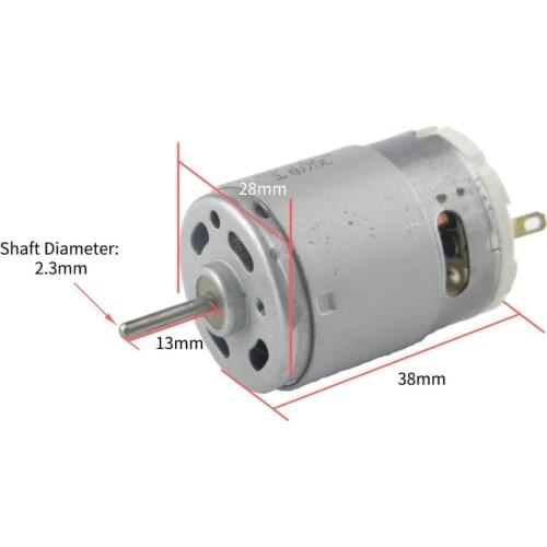 Torque Magnetic Mini Electric 380 Motor Mini DC Motor High Torque for DIY Hobby Toy Cars Remote Control