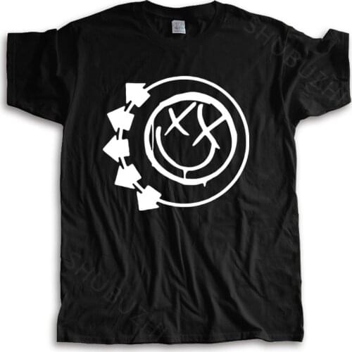 Hot sale men brand t shirt summer cotton tshirt blink 182 T shirt Hip Hop Style New Original Man Brand T-shirt Bigger size