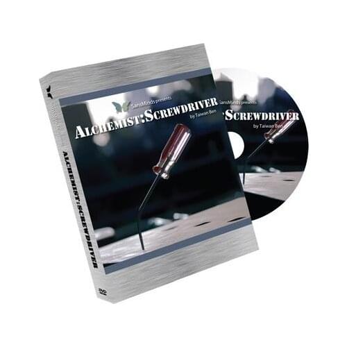 New arrivals Alchemist: Screw Driver (2 Gimmicks and DVD) - Trick,Mentalism Magic,Close up,super effect Magia Toys,Joke,Classic