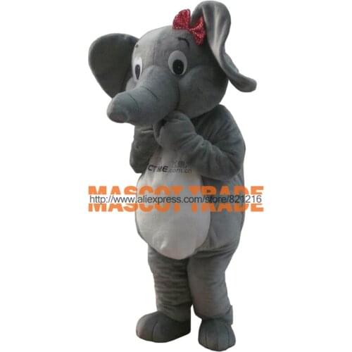 Professional New Elephant Mascot Costume Cartoon Suit