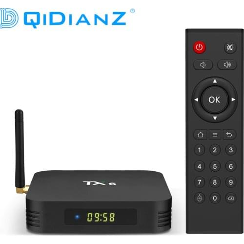 Tanix TX6 Android 9.0 Smart TV BOX Allwinner H6 Quad Core Support 2.4G&5G Wireless WIFI 4G 32G Set Top Box Media Player TX6