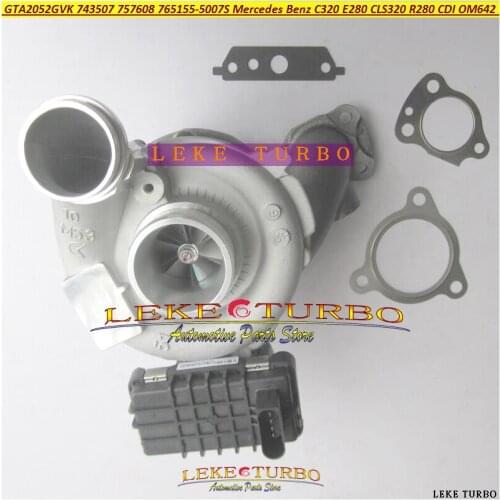 Turbo GTA2052GVK 765155 765155-0004 6420900280 A6420900280 A6420901480 For Jeep Grand Cherokee For Mercedes Benz C320 E280 OM642
