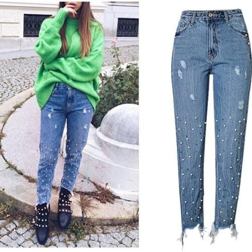 Женские джинсы бойфренды XIKOI China At AliExpress