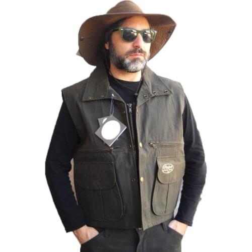 Sleeveless waistcoat vest hunting fishing rainproof windproof water repellent