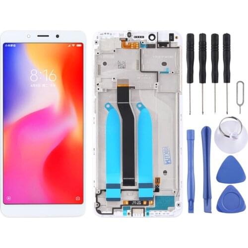 LCD Screen and Digitizer Full Assembly with Frame for Xiaomi Redmi 6A / Redmi 6