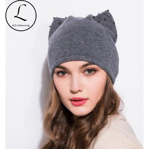 GZHILOVINGL 2017 Wool Winter Hats For Woman Beanies Orecchiette Cute Hat Girl Autumn Beanie Caps Warmer Bonnet Ladies Casual Cap