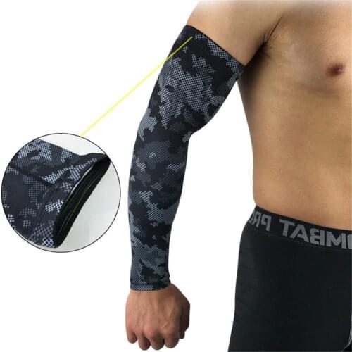 1Pcs Professional Sports Elastic Arm Guard Basketball Volleyball Arm Sleeves Armband Sport Elbow Pads Arm Protector