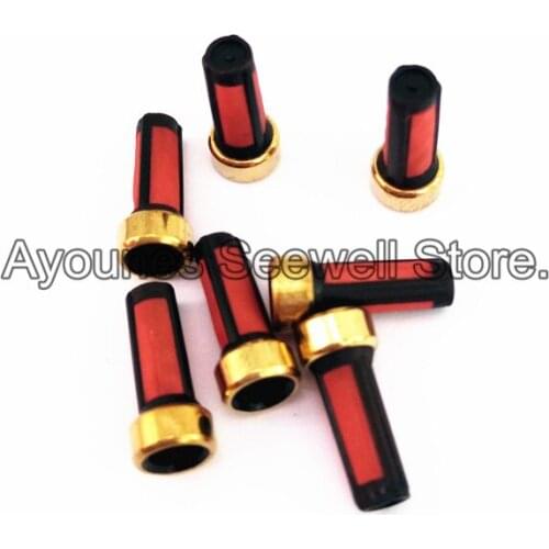 10pieces high quality fuel injector basket micro filter for japan cars (13.8*3*6mm,AY-F104B)