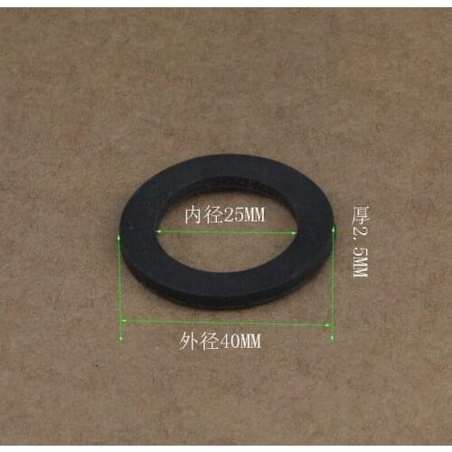 10x Rubber Flat Washers Gaskets DN32 G1 1/4" 40 x 25 x 2.5mm "O" Ring Sealing Flange Insulation Spacer OD40 ID25 Black UL SGS