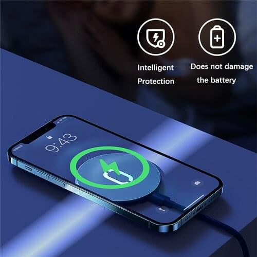 15W Wireless Charger for iPhone 12 Series Magnetic Fast Charging Base Stand for iPhone 12 Pro/pro max/mini Phone Accessories
