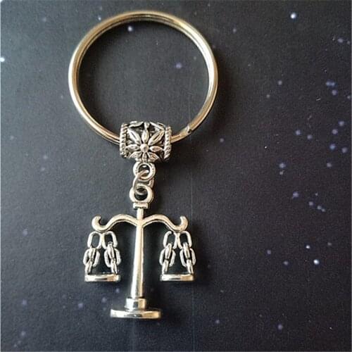 Law Scales Keychain, Lawyer Keychain, Judge Keychain, Court Reporter Keychain, Prosecuter Defender Keychain