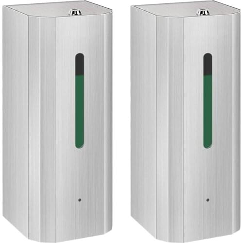 Soap Dispenser 1000ML,Automatic Sensor Stainless Steel Touchless Wall Mount Hand Sanitizers Dispenser