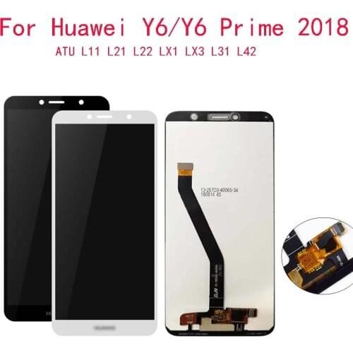 For Huawei Y6 2018 LCD Display With Touch Screen Digitizer Assembly For Huawei Y6 Prime 2018 LCD ATU-LX1 ATU-L21 ATU-LX3 LCD