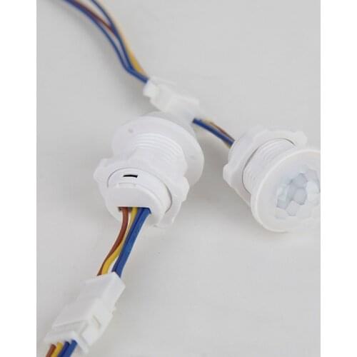 Mini Closet PIR Sensor Detector Smart Switch 110V 220V LED PIR Infrared Motion Sensor Detection Automatic Sensor Light Switch