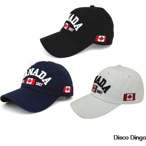 New Style Baseball Cap Cotton Gorras Letter Logo Canada Embroidered Hat Adjustable mens Hip Hop Cap Brand Rebound Cap