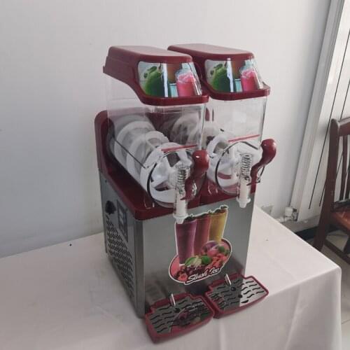 Commercial Snow Melting Machine 3 Cylinder Cold Drink Dispenser Smoothies Granita Machine Slush Machine 110V 220V