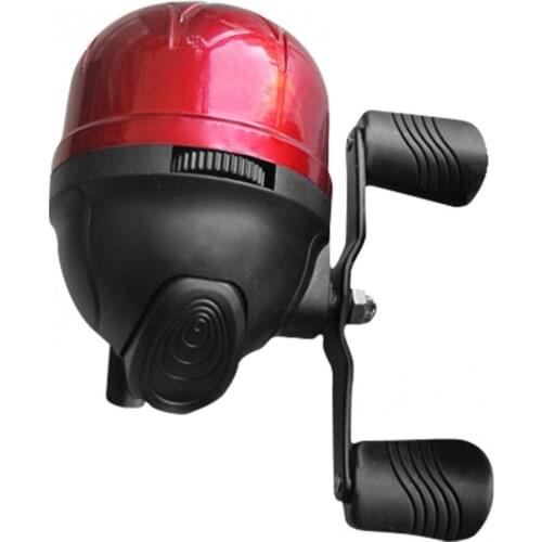 50%HOTPortable Baitcasting Outdoor Ice Fishing Wheel Reel Fish Tackle Gear Tool Device