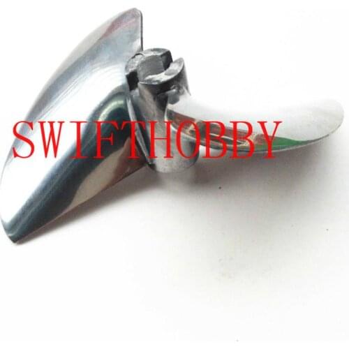 PROPELLER 478 aluminum prop 1/4" shaft 2 blade 78mm Diameter 26cc RC boat