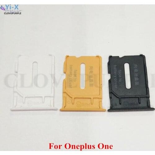 1PCS SIM Card Tray Slot Holder Adapter for Oneplus One 1+ A0001 Replacement Parts