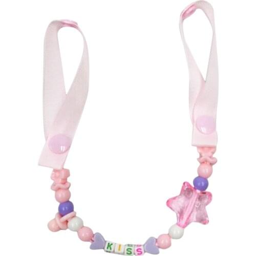 Fashion Personalizied Baby Pacifier Clip Holder For Nipple Teether Chain For Dummies PP Infant Nipple Clip Holders