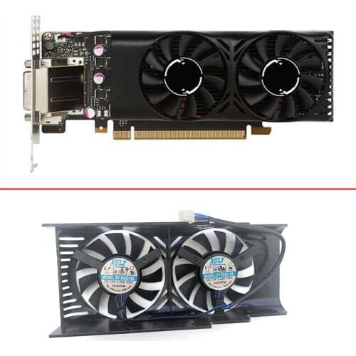 NEW XY-D05510S 0.20A 2PIN For MSI Geforce GTX 1050 2GT LP GTX 1050Ti 4GT LPV1 Graphic Card GTX1050Ti Cooling Fan