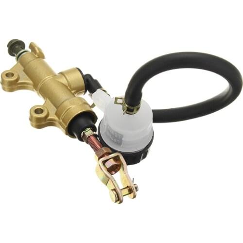 New Motorcycle Dirt Pit Bike Sportbike Atv Rear Foot Brake Master Cylinder Reservoir Pump Aluminium Motor Accessories