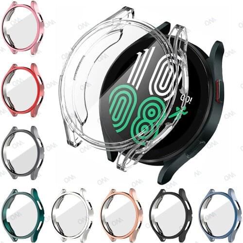 Screen Protector Case for Samsung Galaxy Watch 4 Watch4 40mm 44mm Ultra Slim Soft TPU Watch Cover Protective Bumper Shell