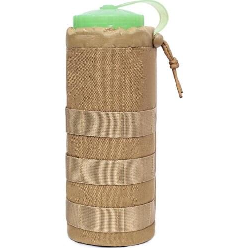 1.5L Tactical Molle Water Bottle Pouch Outdoor Sport Travel Hydration Carrier Cycling Camping Hunting Hiking Fishing Kettle Bag