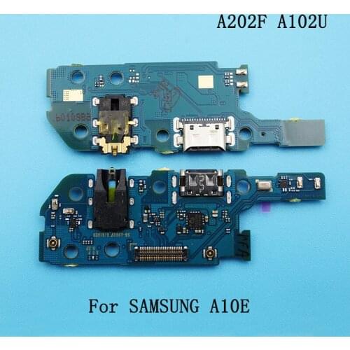 10pcs/lot For Samsung A10E/A202F A102U USB Port Charging Dock Plug Flex Cable Tail Plug Connector Charging Port Board