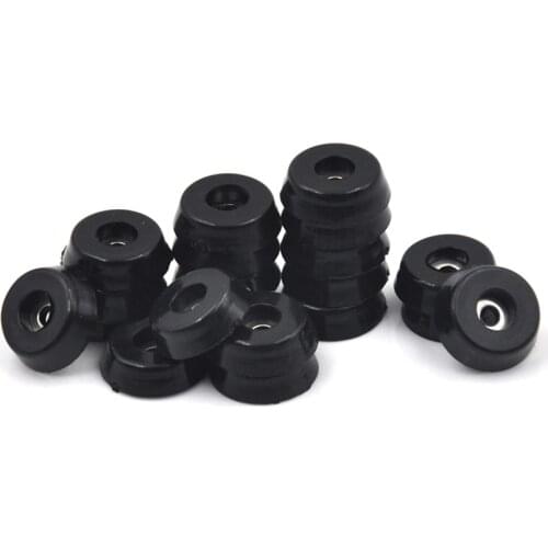 20pcs Rubber Table Chair Leg Pads Floor Protector Furniture Feet Non-slip Pads 18x15x5mm